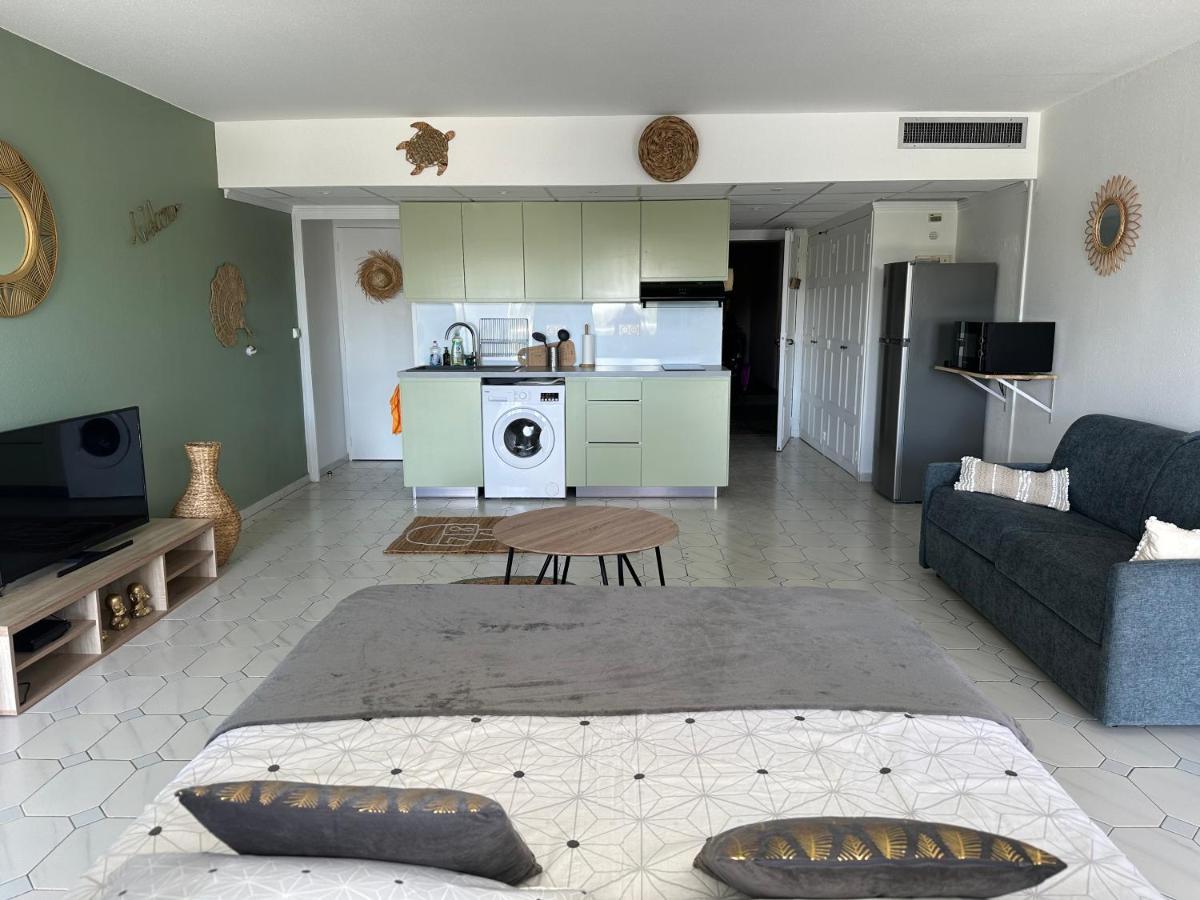 Grand Studio Zen Idealement Situe A Saint-Francois Avec Piscine Et Terrasse Exterior foto